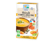 VELOUTE CAROTTES LENTILLES CORAIL