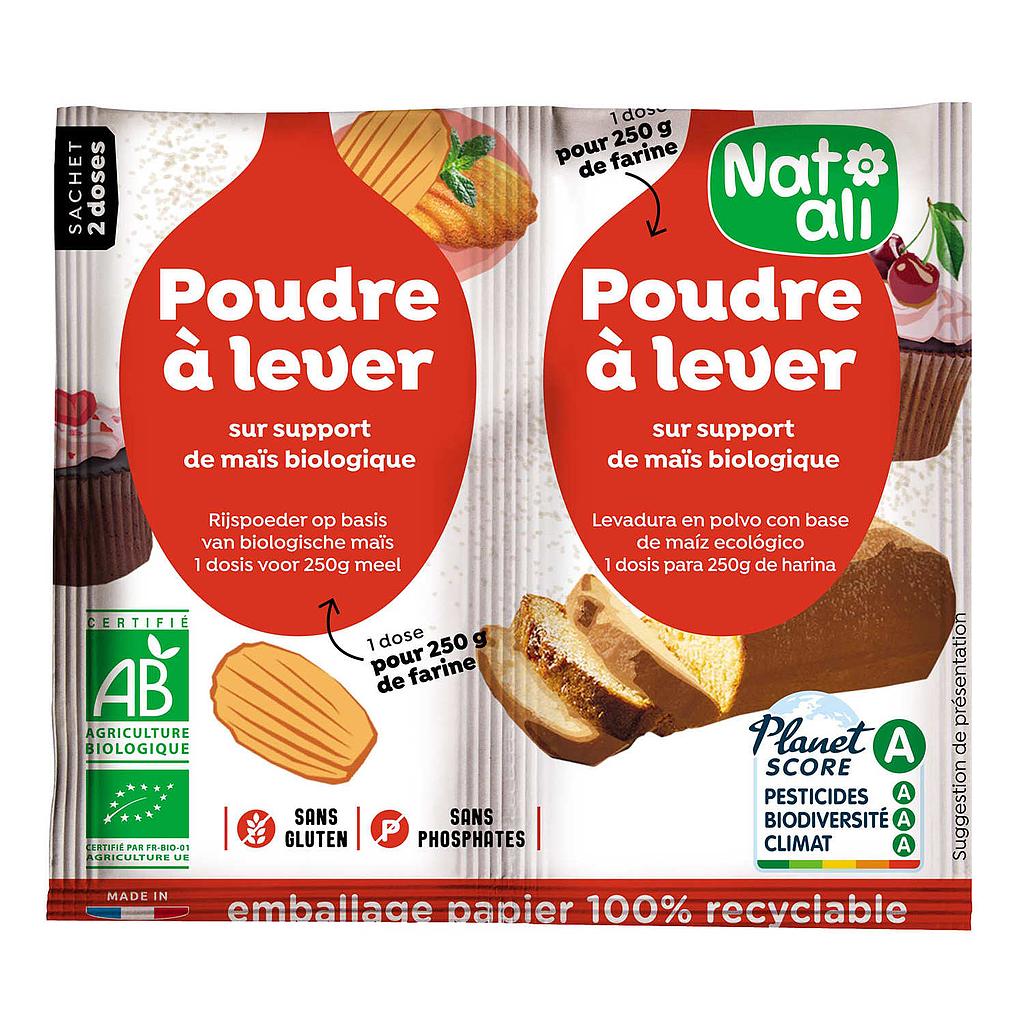 POUDRE A LEVER SANS GLUTEN SANS PHOSPHATES 2X7G BIO